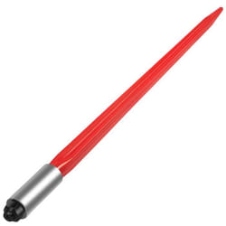 Lance à Foin-VEVOR-Lance à Balles de Foin Carrée-81 cm-Capacité 612 kg-Rouge-Seaux Tracteurs Chargeurs