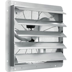 Vevor - Ventilateur deextraction a volets, 61,5 cm, extracteur deair de grenier mural en aluminium, 4800 m³/h, 1400 tr/min, avec moteur ac,