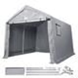 Abri de jardin - VEVOR - Tente de Rangement Garage Extérieur 3048x3048x2591 cm Porte zippée avec volet roulant