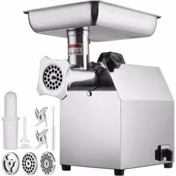 Hachoir à Viande Électrique - pour Hacher Facilement la Viande Moteur Puissant & Nombreux Accessoires & Conception Amovible C ...