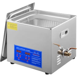 Nettoyeur a Ultrasons 15L Bac a Ultrasons Professionnel Appareil Nettoyeur Ultrasonique Domestique Affichage Digital (15L) - Vevor
