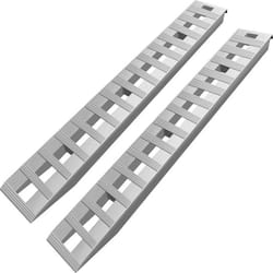 Rampes de Chargement en Alu-VEVOR-Charge 2722 kg-Haute Résistance-Moto-Tracteur-VTT-Camion-Tondeuse à Gazon-213x355 cm-2PCs