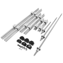 Rails Linéaires - VEVOR - Miniature Rail de guidage linéaire Guide avec 3 Vis à Billes RM1605-350-650-1050 mm