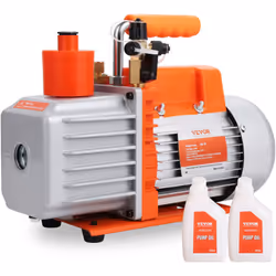 Dynamisez vos projets avec VEVOR ! Haute efficacité, faible bruit et dissipation thermique rapide La pompe à vide de climatis ...