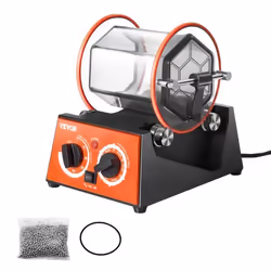 3kg Polisseur de Bijoux -VEVOR - Machine de Polissage à Tambour Rotative Bijoutier
