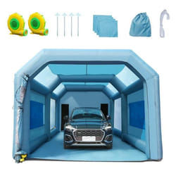 Tente Peinture Auto - VEVOR Cabine de Peinture Gonflable 7x4x275 m Système Filtration