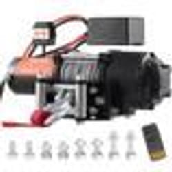 Treuil Électrique -VEVOR - 12V 4500lb 2041kg Véhicule IP55 - Câble Acier - Télécommande