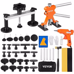VEVOR 56PCs Kit Débosselage Carrosserie Outils de Débosselage sans Peinture Auto