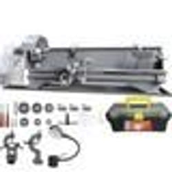 Tour à Métaux de Précision - VEVOR - 211x750 mm 50-2500 tr-min - Variable en Continu