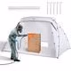 Tente de Peinture - VEVOR - Abri de Peinture Portable 305x213x183cm Cabine Bricolage
