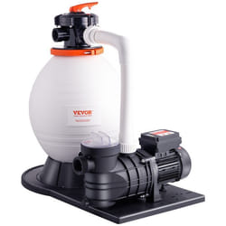 Pompe Filtre à Sable pour Piscines Hors-sol-VEVOR-18000 L/h-avec Vanne à 6 Voies Panier-filtre-Piscines Domestiques Commerciales