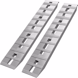 Rampe de Chargement-VEVOR-Aluminium-Charge 2722 kg-Moto Tracteur VTT CamionTondeuse à Gazon-152x305 cm