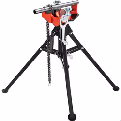 Étau à Chaîne sur Trépied Tuyaux-VEVOR-67 cm Étau à Charnière Portatif Pliable -Serre-Tube Ferme Stable Plombier