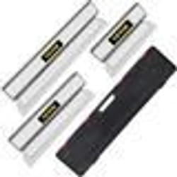 Lame dÉcumage-VEVOR-Lame à Lisser 25/40/60 cm Kit Lame de Spatule pour Cloisons Sèches-pour Enduire Lisser Plâtre de Gypse