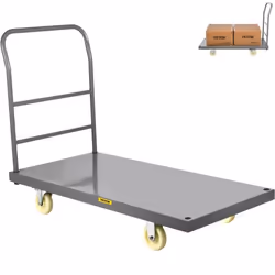 VEVOR Chariot à Plateforme 120 x 61 cm Chariot de Transport à Roulettes 907 kg