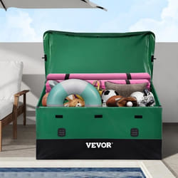 VEVOR Boîte Rangement Extérieur Étanche 1013L Bâche PE Imperméable 147x86x108cm
