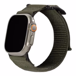 Urban Armor Gear 194004117245, Bande, Smartwatch, Vert, Apple, Ultra, 45/44/42mm, Noir