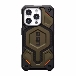Urban Armor Gear 11422111397B, Housse, Apple, iPhone 15 Pro, 15,5 cm (6.1"), Noir, Olive