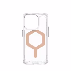 Urban Armor Gear Plyo Magsafe, Housse, Apple, iPhone 15 Pro, 15,5 cm (6.1"), Or rose, Transparent