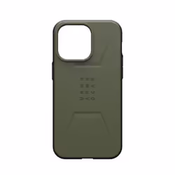 Urban Armor Gear Civilian Magsafe, Housse, Apple, iPhone 15 Pro Max, 17 cm (6.7"), Olive