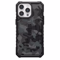 Urban Armor Gear 114303114061, Housse, Apple, iPhone 15 Pro Max, 17 cm (6.7"), Noir, Camouflage, Gris