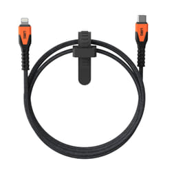 Urban Armor Gear UAG Rgd Kvlr USBC-Ltng Cbl 5ft Black/Ora 1,5 m Noir, Orange
