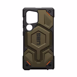 Urban Armor Gear Monarch PRO Kevlar, Housse, Samsung, Galaxy S24 Ultra, 17,3 cm (6.8"), Noir, Olive