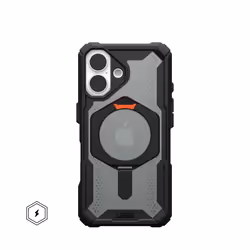 Urban Armor Gear Plasma XTE, Housse, Apple, iPhone 16, 15,5 cm (6.1"), Noir, Orange