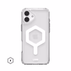 Urban Armor Gear Plyo, Housse, Apple, iPhone 16 Plus, 17 cm (6.7"), Transparent, Blanc