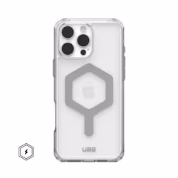 Urban Armor Gear Plyo, Housse, Apple, iPhone 16 Pro Max, 17,5 cm (6.9"), Argent, Transparent