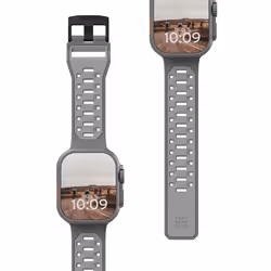 Urban Armor Gear 194002113636, Bracelet de montre, Apple, Ultra 2, Ultra, 9, 8, SE 2, 7, 6, 5, 4, 3, 2, 1, SE, Silicone, Acie ...