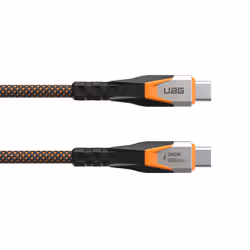 Urban Armor Gear 9B4415114097, 0,75 m, USB C, USB C, USB 3.2 Gen 2x2, 20 Gbit/s, Noir, Orange