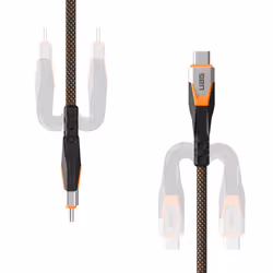Urban Armor Gear 9B4415114097 câble USB USB 3.2 Gen 2x2 0,75 m USB C Noir, Orange - Vue supplémentaire 10