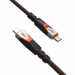 Urban Armor Gear 9B4415114097 câble USB USB 3.2 Gen 2x2 0,75 m USB C Noir, Orange - Vue supplémentaire 6