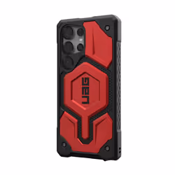 Urban Armor Gear Monarch Pro, Housse, Samsung, Galaxy S25 Ultra, 17,3 cm (6.8"), Noir, Rouge