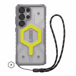 Urban Armor Gear Pathfinder Clear Active Neon Case, Housse, Samsung, Galaxy S25 Ultra, 17,3 cm (6.8"), Transparent, Jaune