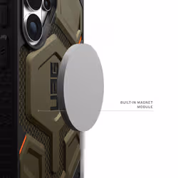 Urban Armor Gear Monarch Pro Kevlar coque de protection pour téléphones portables 17,5 cm (6.9") Housse Vert - Vue supplémentaire 3