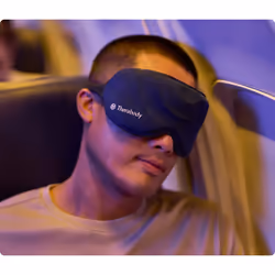 Therabody SleepMask masseur Visage Noir, Bleu - Vue supplémentaire 5