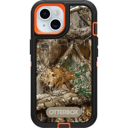 OtterBox Coque Defender Series pour iPhone 15iPhone 14 et iPhone 13 Realtree Edge orange flamboyantnoirRT Edge