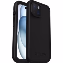 Coque OtterBox Fre pour iPhone 15 - Étanche (IP68) - Protection fine avec protecteur décran intégré - Noir
