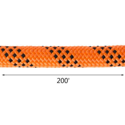 Corde en Polyester Double Tresse-VEVOR-14 mm-61 m-Haute Force Résistante-Arboriste-Jardinage-Marin-Activités Quotidiennes