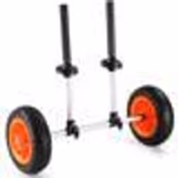 Chariot de Kayak -VEVOR - 127 kg Chariot de Transport Canoë - Largeur Réglable -  Roues Pleines 254 cm pour  Kayaks 252x670x6 ...