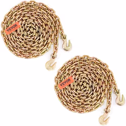 Chaîne de Transport Crochets Lot de 2 Chaine de-VEVOR Reliure de Remorquage G80- Capacité Charge 3220 kg​​ 953 mm x 6 m