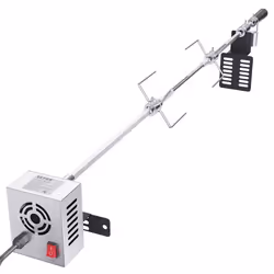 VEVOR Kit de Rôtissoire Électrique Tournebroche avec Moteur 4 tr/min 81/101 cm