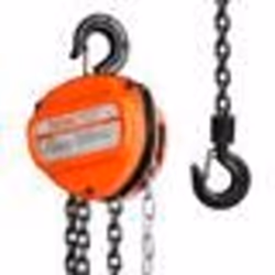 Palan à Chaîne Manuel -VEVOR - 1T 28m Capacité Levage - Acier Allié G80 Frein Double Cliquet Guidage de Chaîne