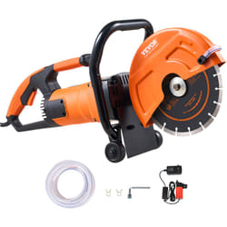 Vevor - Scie a beton electrique, 230 mm, scie circulaire puissance elevee 2000 w profondeur de coupe 89 mm scie a disque humide/sec avec conduite