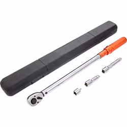 Clé Dynamométrique Mécanique de 1/2" (12,7 mm) Précision de ±3 % & Acier au Chrome-Vanadium & Graduation Deux Plages Gravée a ...