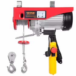 Treuil palan électrique 600 KG - VEVOR - Levage à câble 1150 W Treuil-Palan 10 m/min