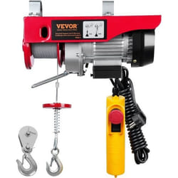 Treuil palan électrique 250 KG - VEVOR - PAYX250-2 - 510 W - Blanc