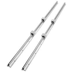 2PCS Rail de Guidage Linéaire SBR20 1500 mm - VEVOR - 4PCS Bloc de Roulement SBR20UU